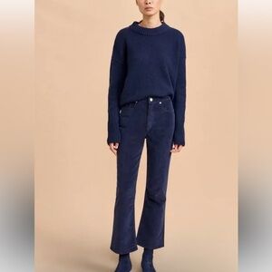 LA LIGNE Reece Meredith Blue Trouser Corduroy Pant 23
